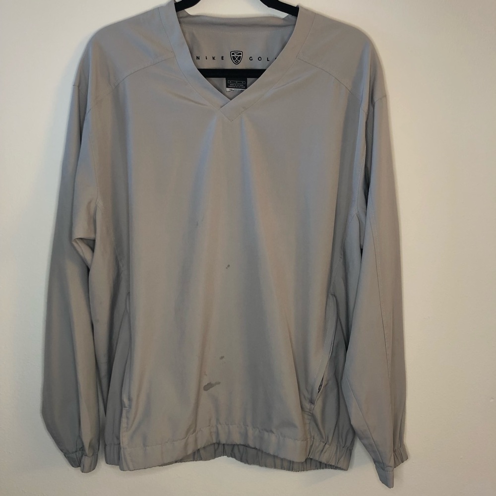 Nike Fit Storm Golf Grey Pullover Lightweight Jacket Windbreaker Men’s Medium